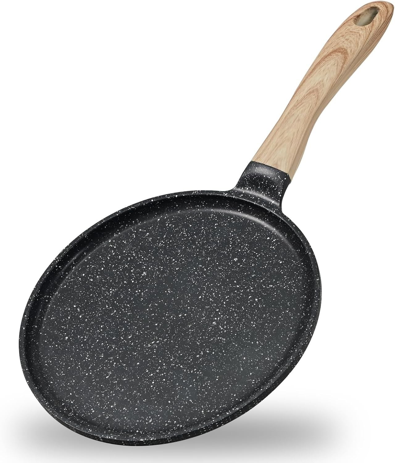 Crepe Pan Nonstick, 9.5 Inch Comales Para Tortillas Griddle Pan for Stove Top…