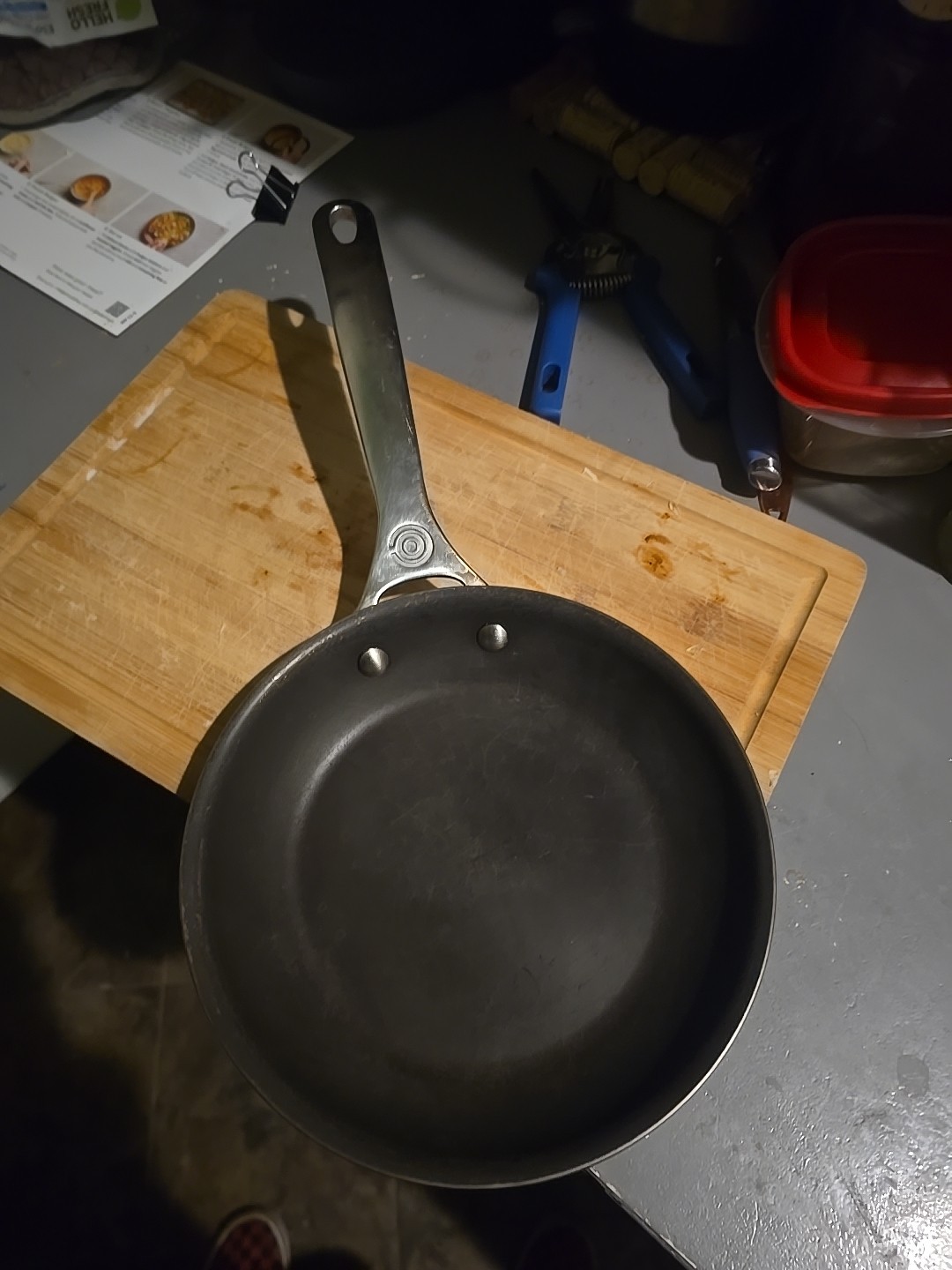 Le Creuset Toughened Nonstick Fry Pan 20 Cm/ 8”’made In Portugal Good Condition