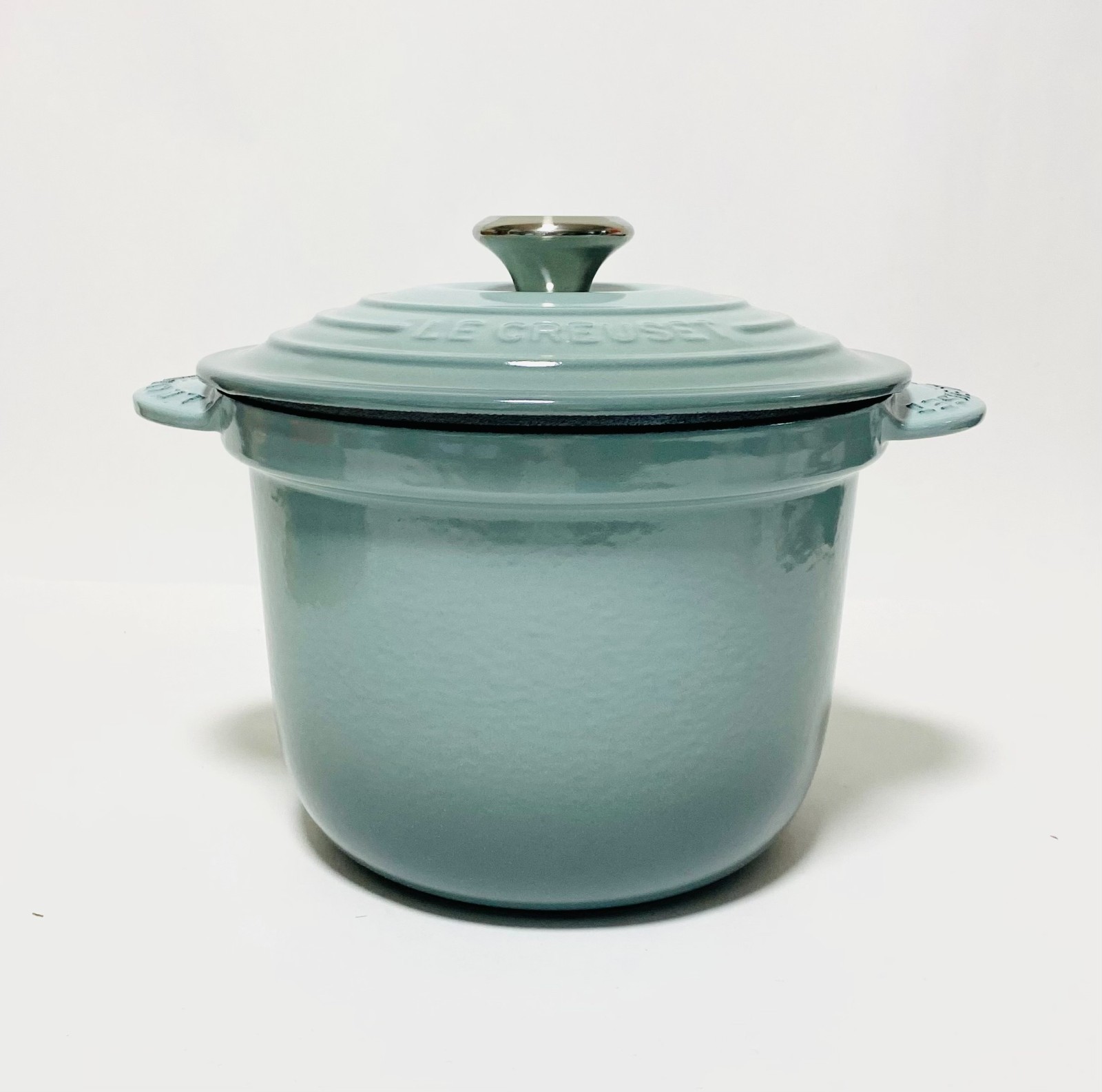 Le Creuset Cocotte Every Rice Pot 18cm 2.0L Sea Sult Cast Iron from Japan NEW