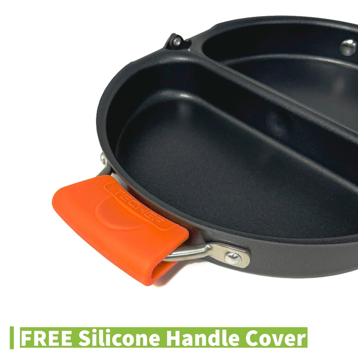 TECHEF – Frittata and Omelette Pan, Black, Made in Korea
