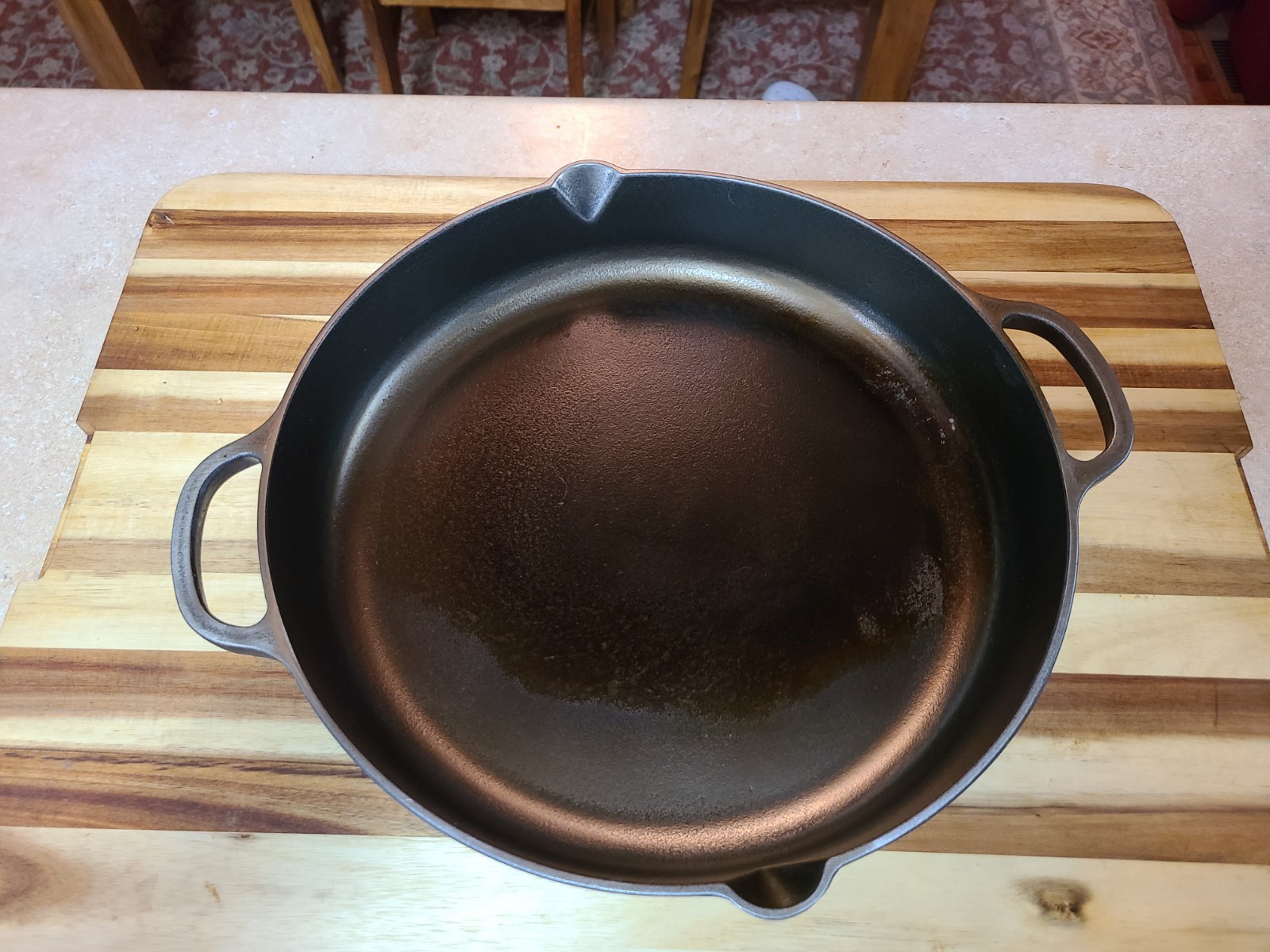 14″ Flat Bottom Carbon Steel Wok Hand Hammered Mandarin Wok SEASONED