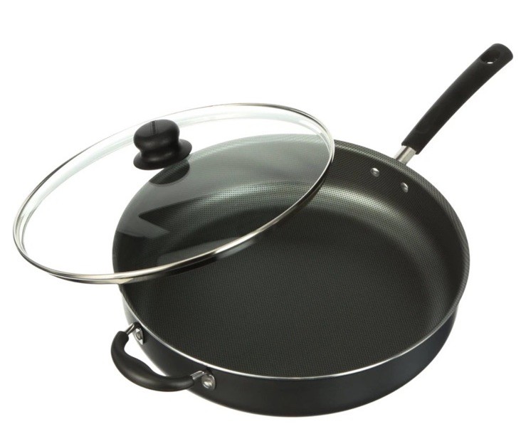 Tramontina 5 Quart 4.7L Non-Stick Covered Heat Resistant Jumbo Cooker Tempered