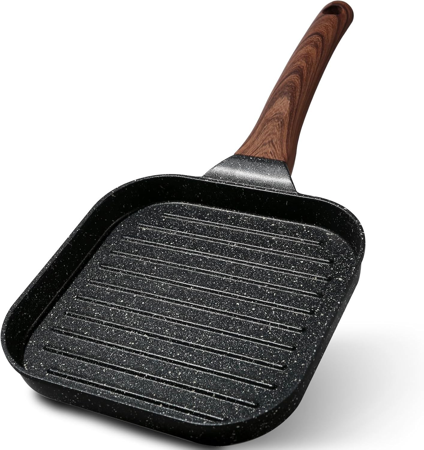 ESLITE LIFE 7 Inch Nonstick Small Grill Pan for Indoor