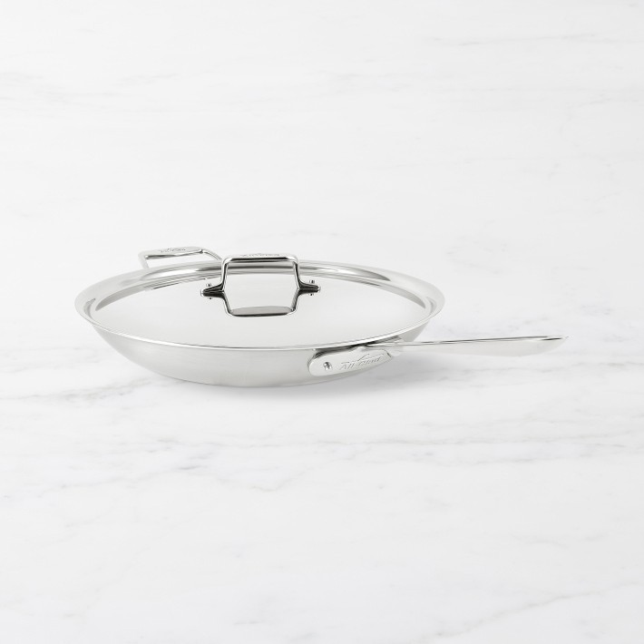 All-Clad D5 14″ Fry Pan with Lid-Williams Sonoma|43654