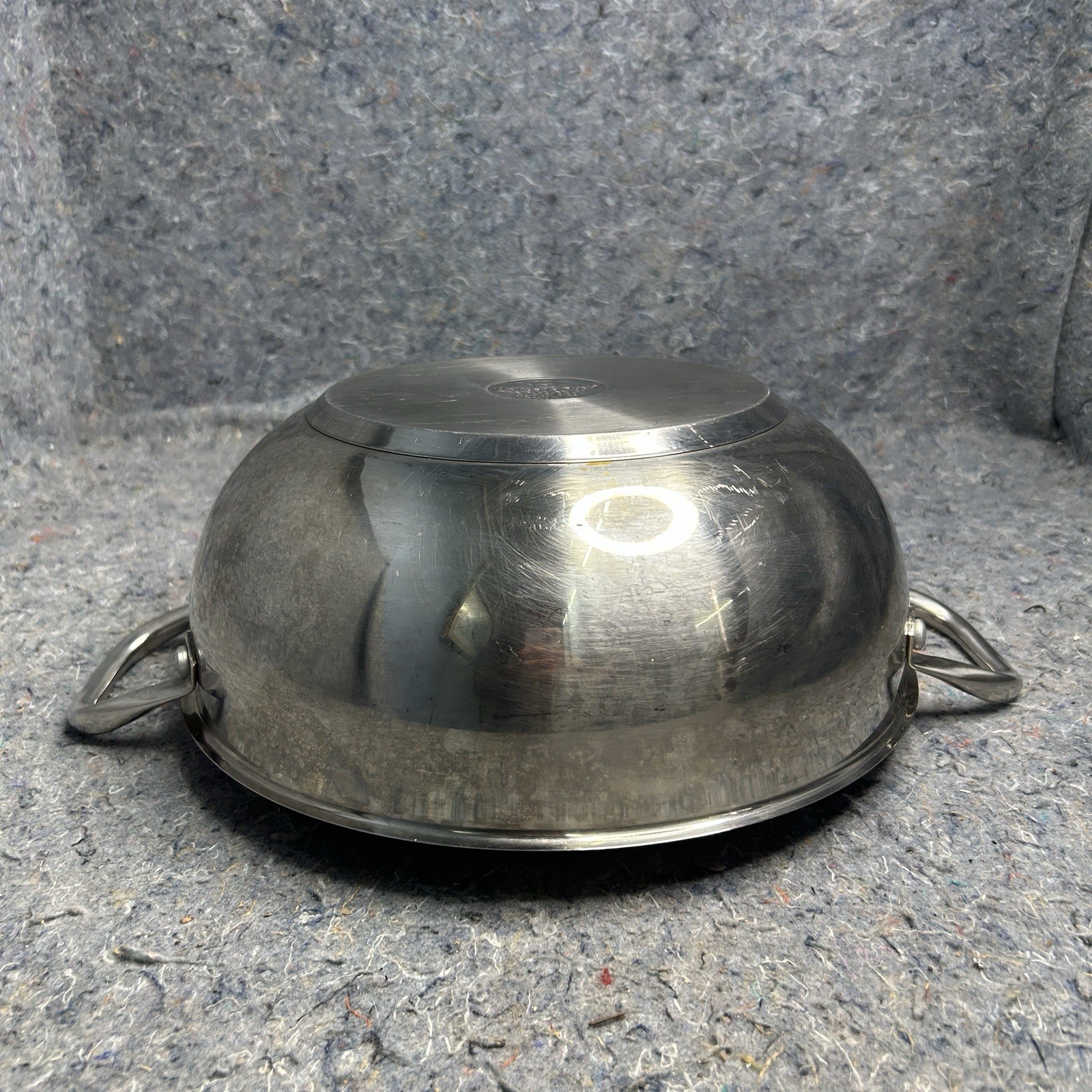 Wolfgang Puck Cafe Collection 12” Chef’s Pot Stainless Steel Pan No Lid