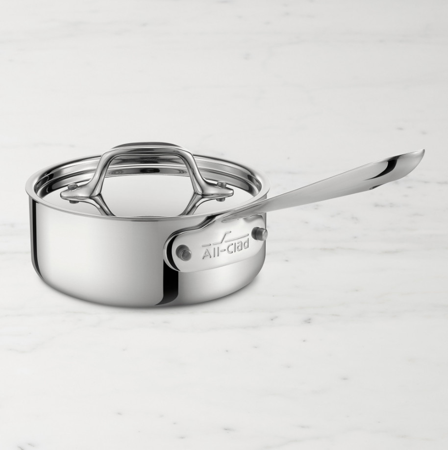 All-Clad D3® Tri-Ply Stainless-Steel Saucepan