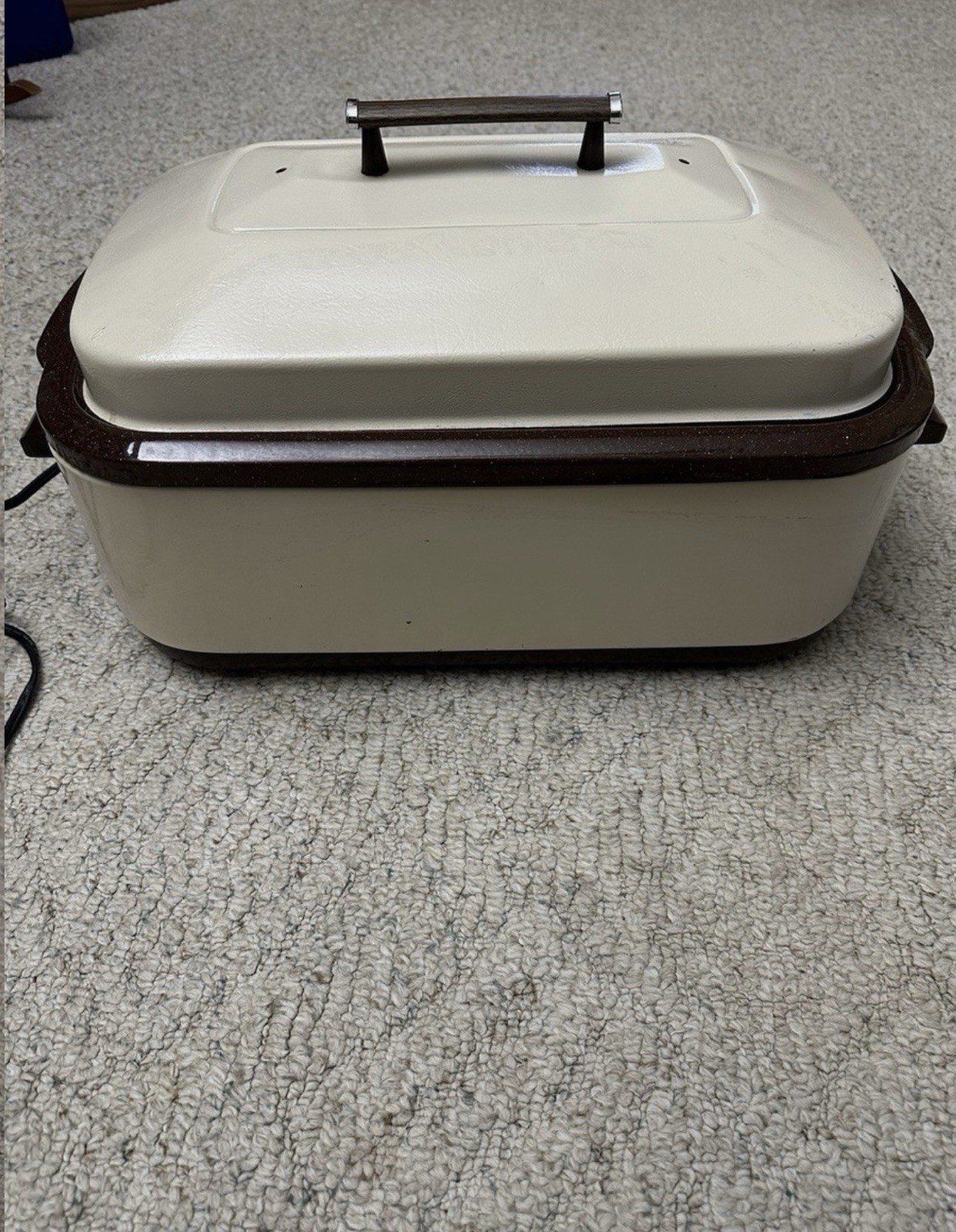 Vintage Nesco 18-Quart RoastMaster Roaster Oven w/ Rack And Divider Pans