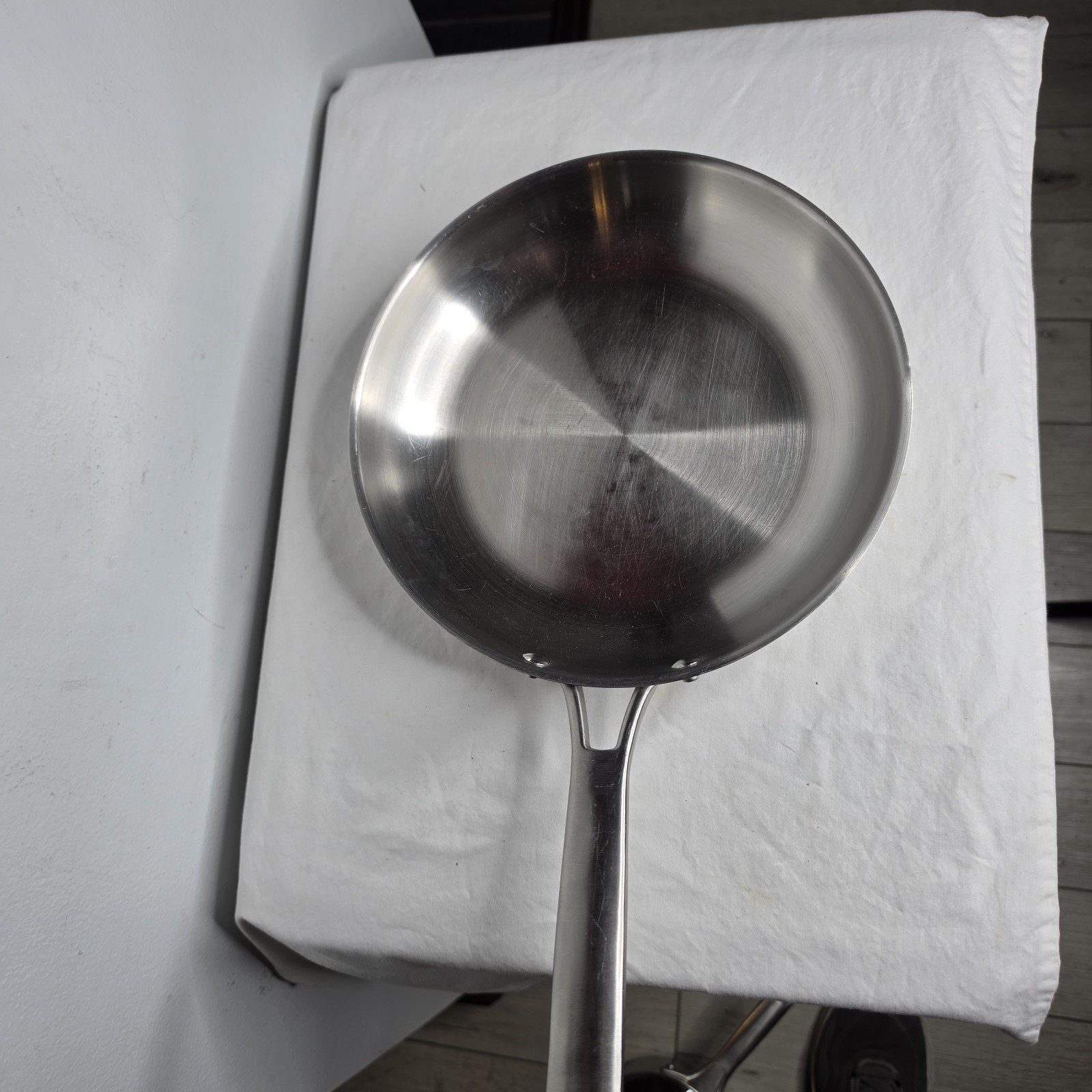 Calphalon Stainless Steel Cookware 10in Frying Pan And 1.5 qt Saucepan With Lid