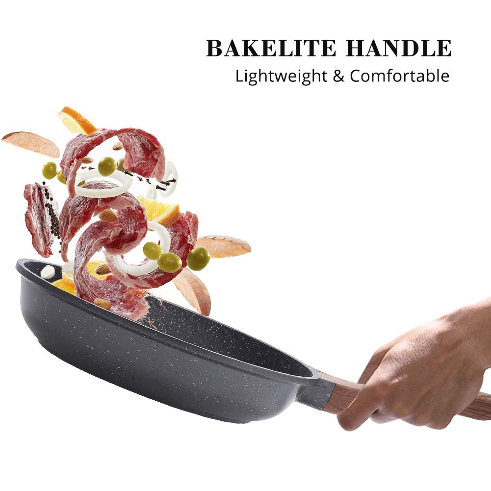 Frying Pan Handle Bakelite Stay Cool Replacement For 9.5 10 11 12.5 Inch Pans