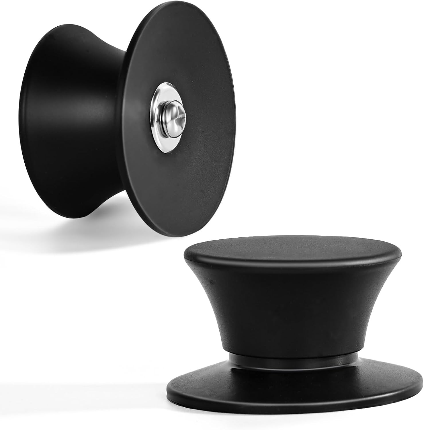 2PCS Silicone Pot Lid Knobs, Heat Resistant and Non Slip Universal Replacement