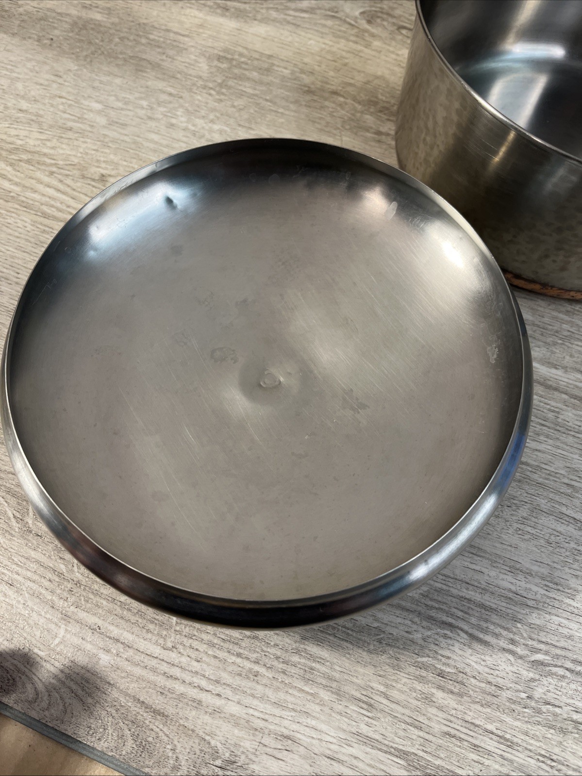 1801 Revere Ware Cook Set 8 Pc Copper Bottom Saucepan Stock Pot Assorted VTG #1