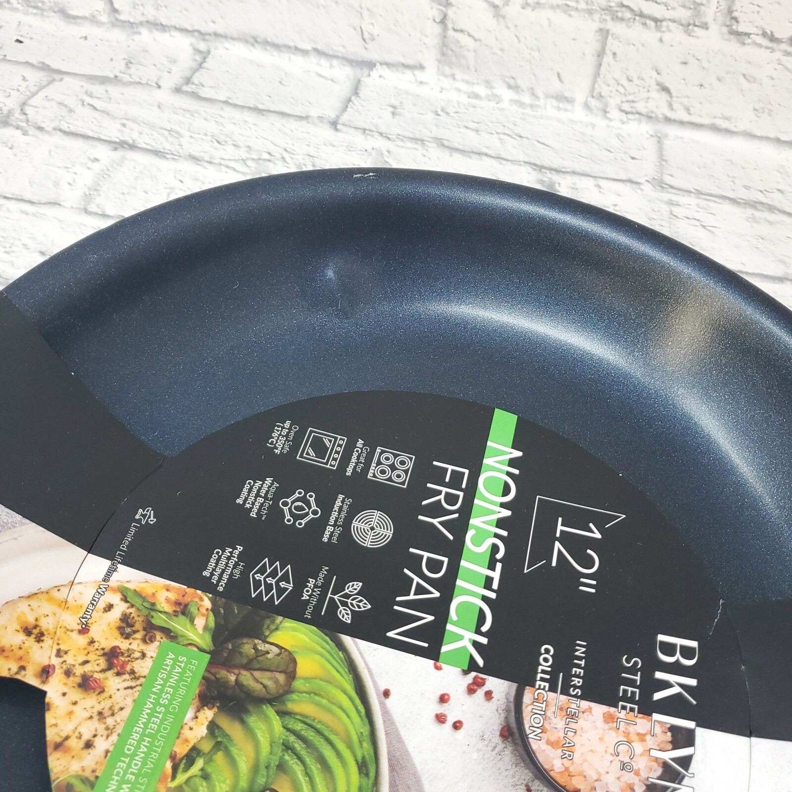 BKLYN Steel Co. Interstellar Flared Sparkle Cookware Aluminum Fry Pan 12″