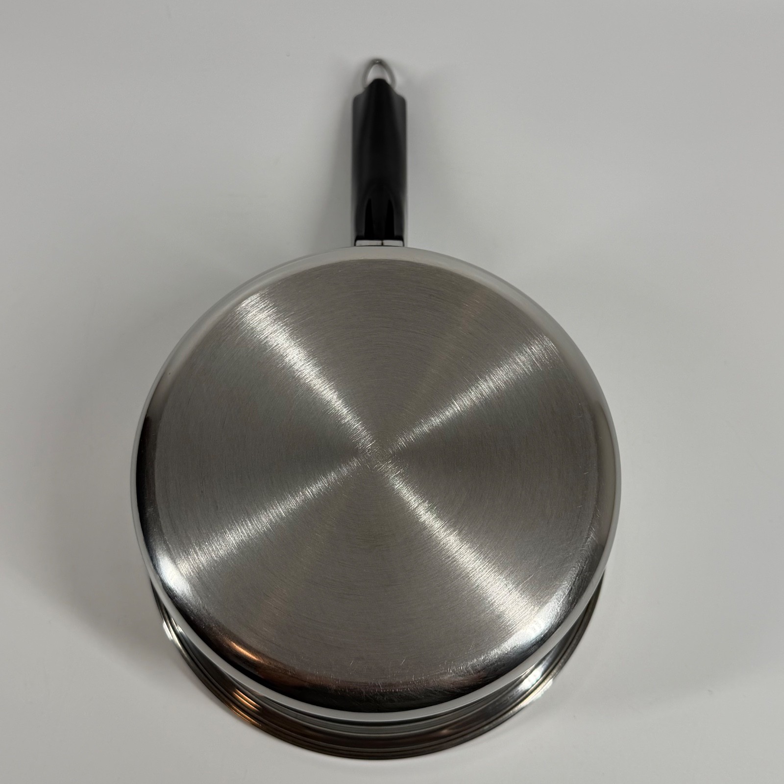 VTG 8” Amway Queen Stainless 1.5 Qt Saute Pan & 2.5 Qt Sauce Pan Set w/ Lid
