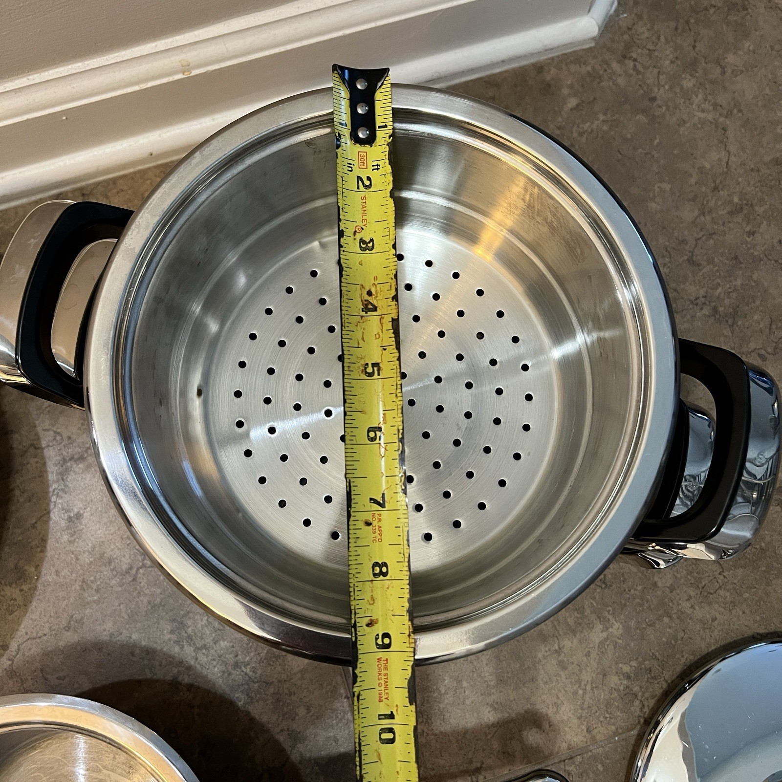 7 Piece Set Nutri Stahl Rainbow stainless Cookware Saucepan Stock Pots W/lids