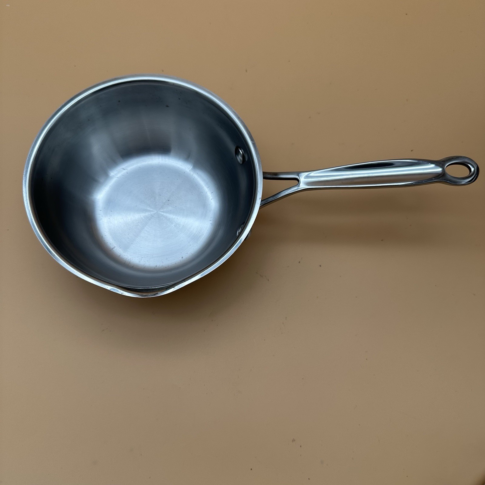 Cuisinart 1 Quart Stainless Pour Saucier Steel Sauce Pan 735-160P W/Pour Spout