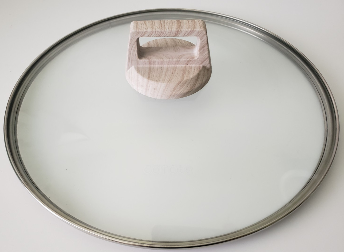 CAROTE 12″ Tempered Glass Replacement Lid Handle Stainless Pan Pot Part