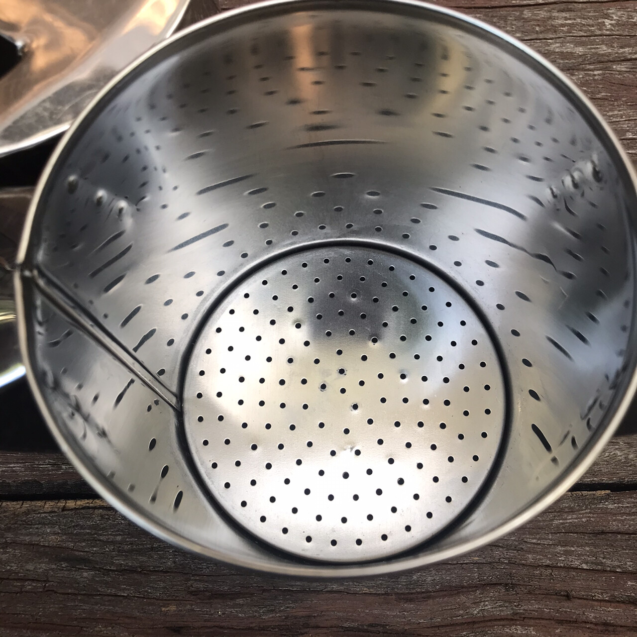 Thai Traditional Maker Rice Noodle Mold Stainless Steel Cookware 4.5 inches