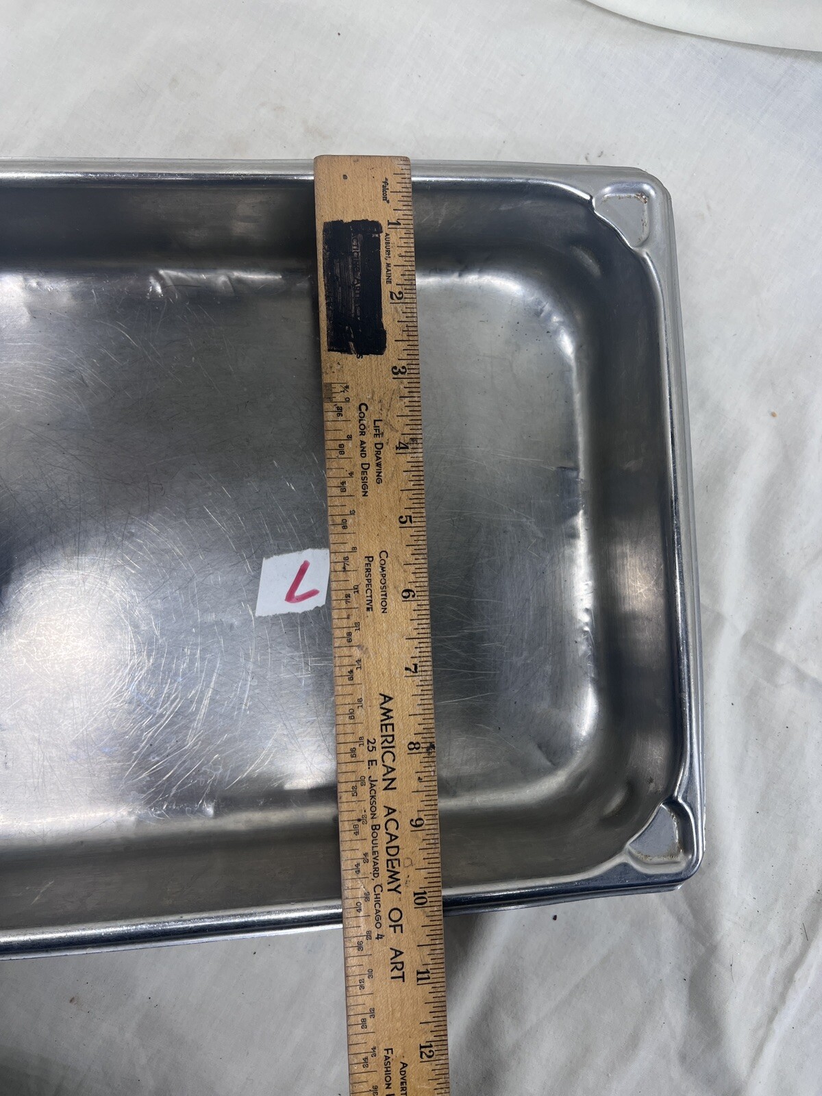 Stainless Steel Professional Kitchen 5 Serving Super Pans II 18-8 USA 3022-7