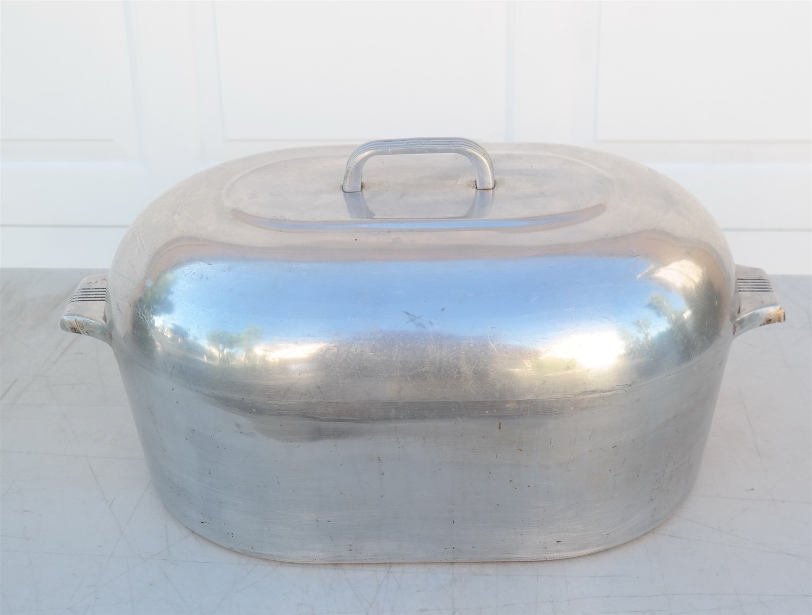 Vtg Wagner Ware Sidney -O- Magnalite Extra Large 17 qt Roaster 4269 Roasting Pan