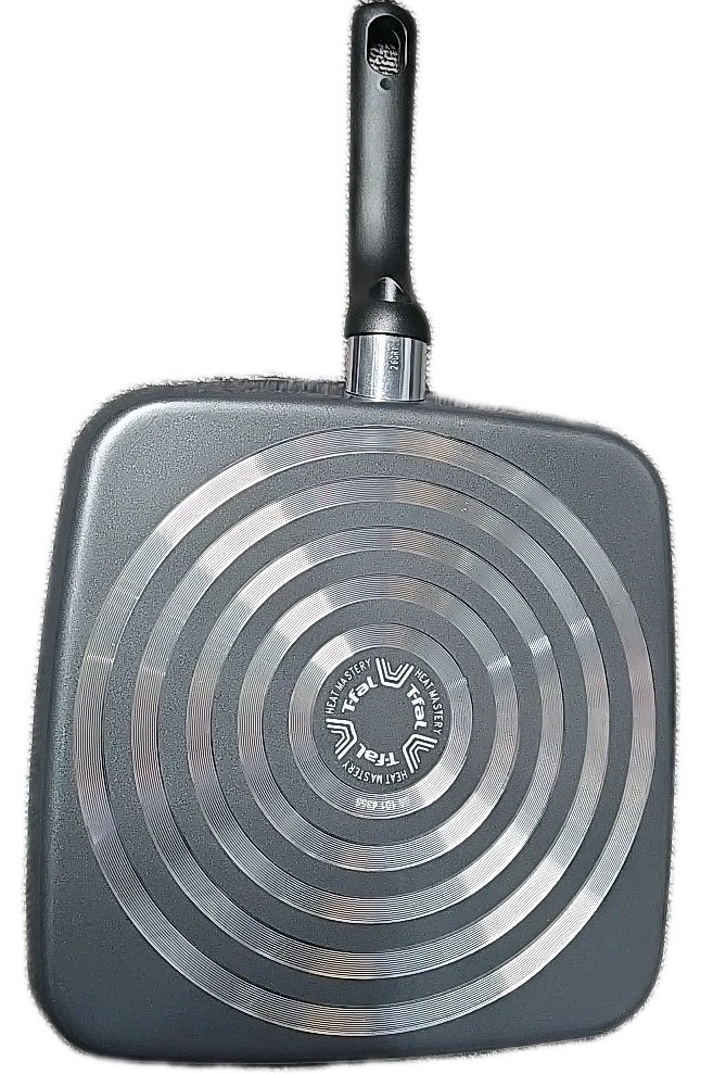 T-FAL ~ GRAY ~ 10.25″ Square Griddle ~ Non-Stick ~ Thermo-Spot ~ Oven Safe