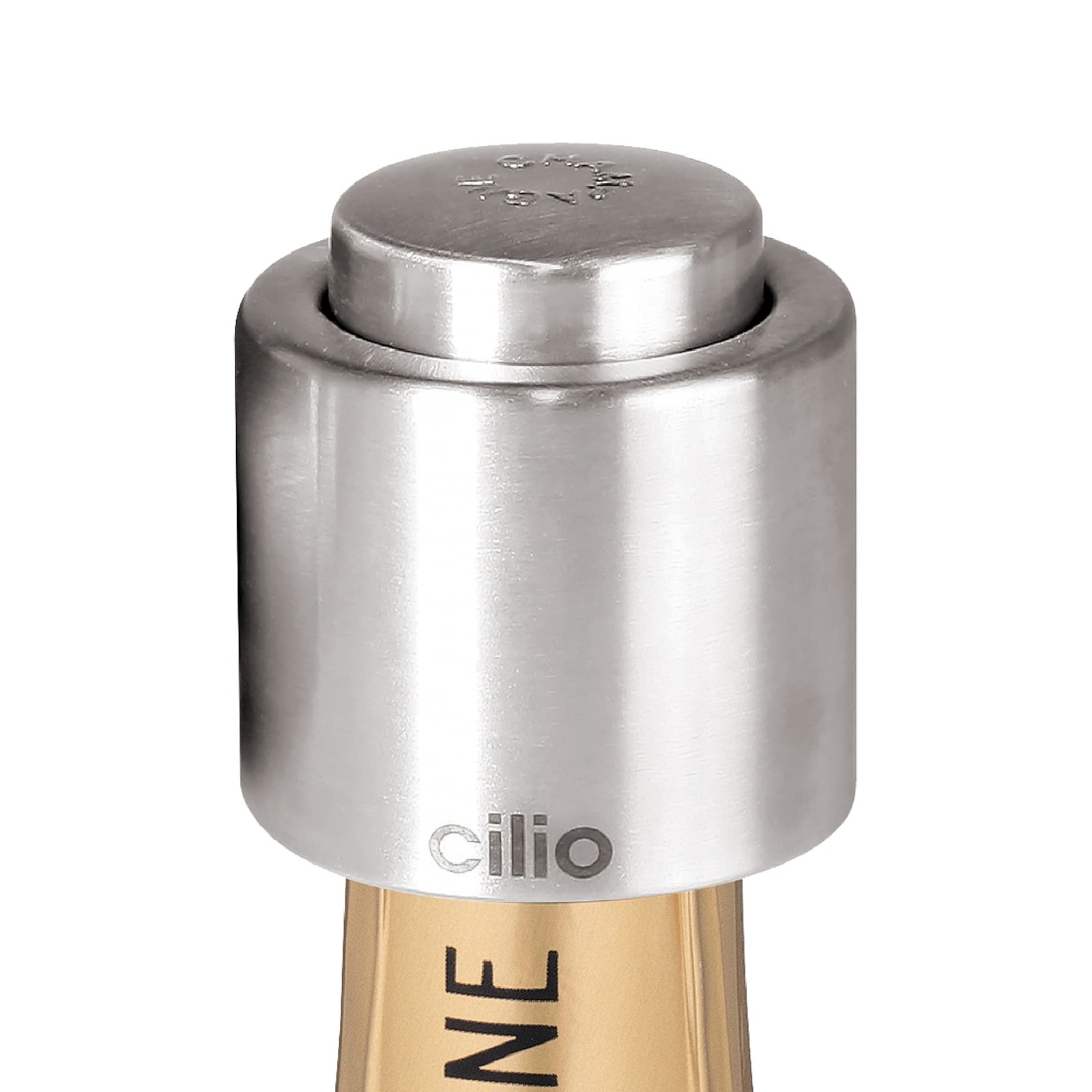 Stainless Steel Champagne Sealer, Bottle Stopper for Sealing Champagne Bottle…