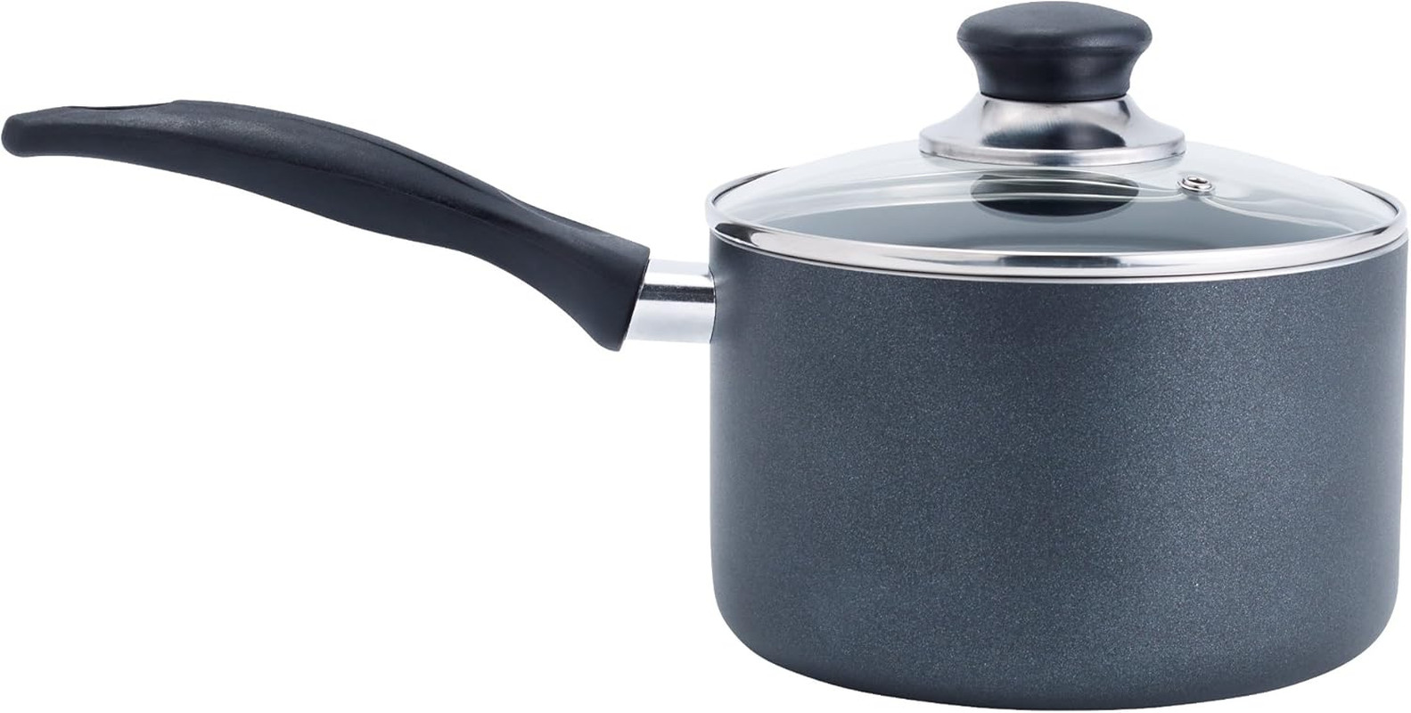 Specialty Nonstick Handy Pot with Glass Lid 3 Quart Oven Safe 350F Cookware, …