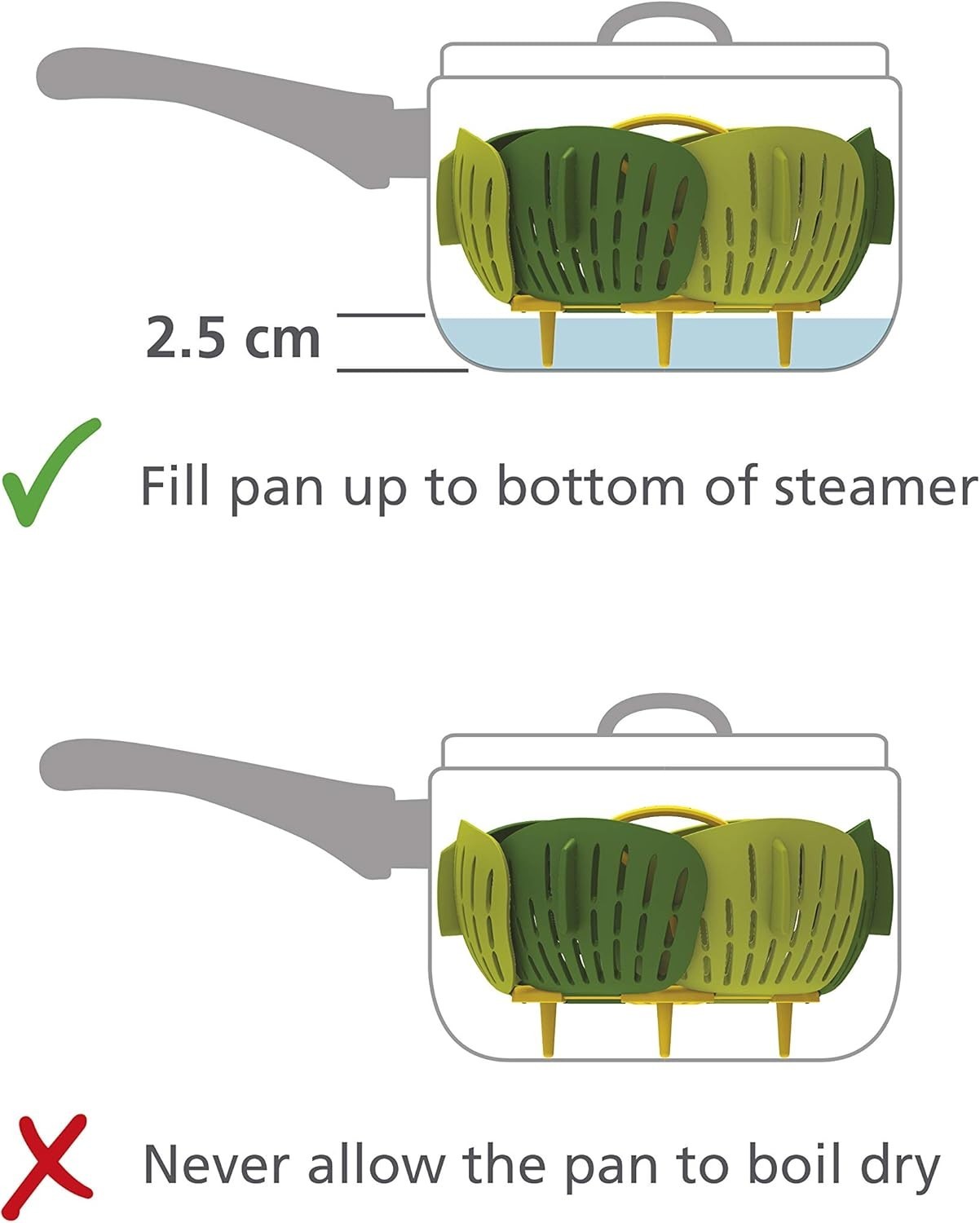 Bloom Folding Steamer Basket – Expandable, BPA-Free & Compact Storage – Green