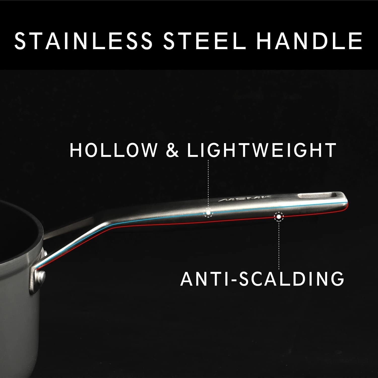 12 1/2 Inch Non Stick Frying Pan With Lidtitanium And Ceramic Nonstick Large Ski