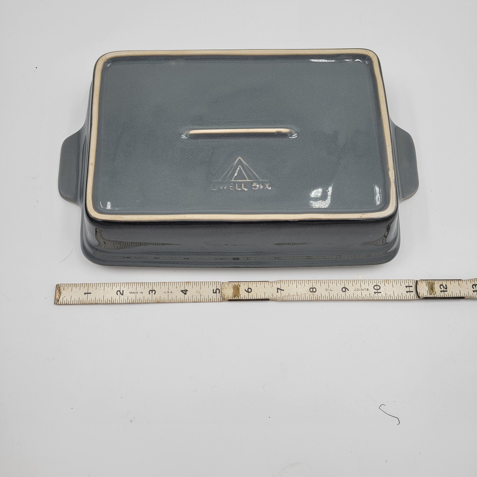 Dwell Six Avacado Green Stoneware Limited Edition Brownie Casserole Dish 8×6