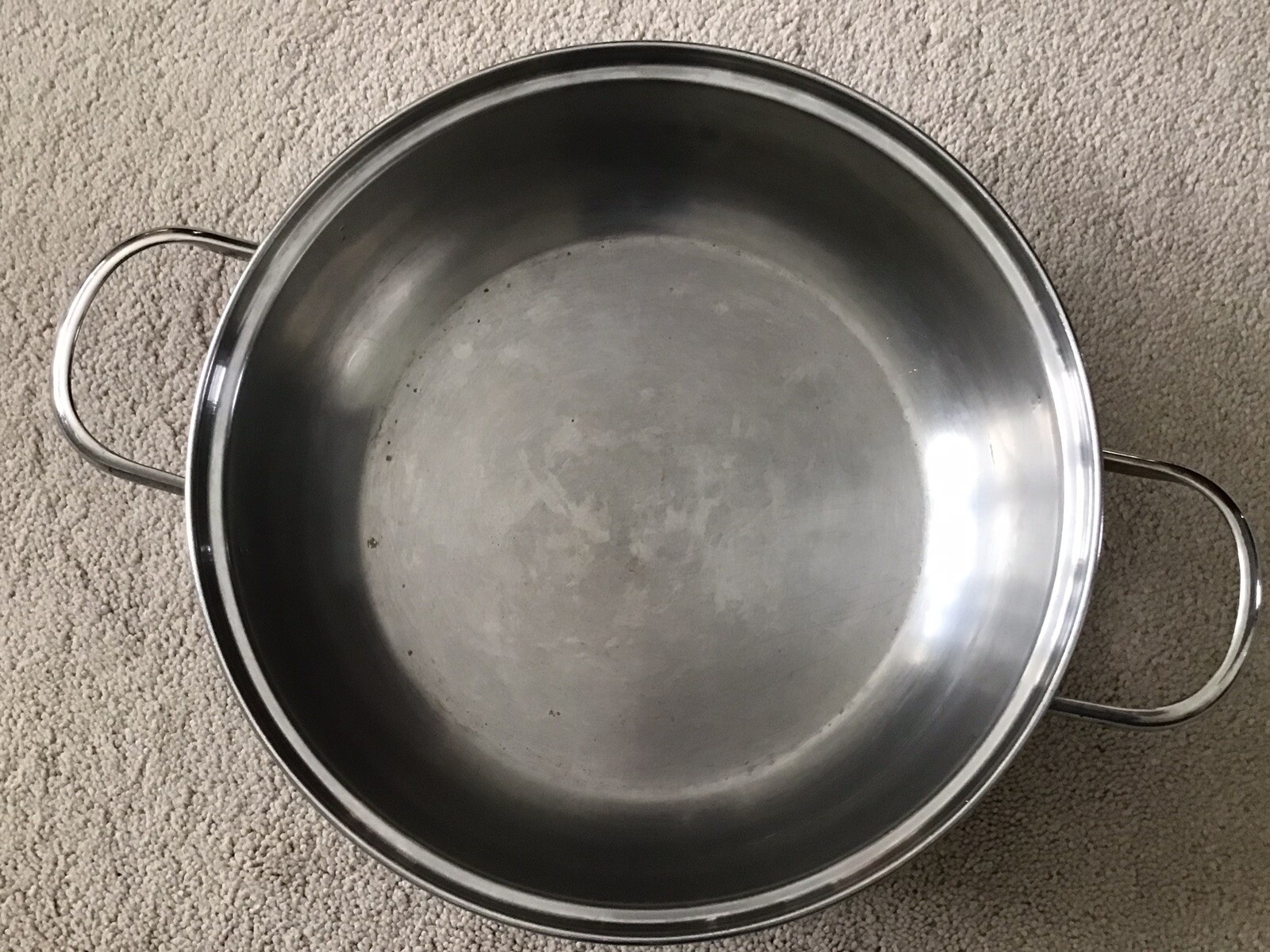 Culinary Essentials 11″ Casserole Stainless Steel Handled Pan 3 1/2″ Deep