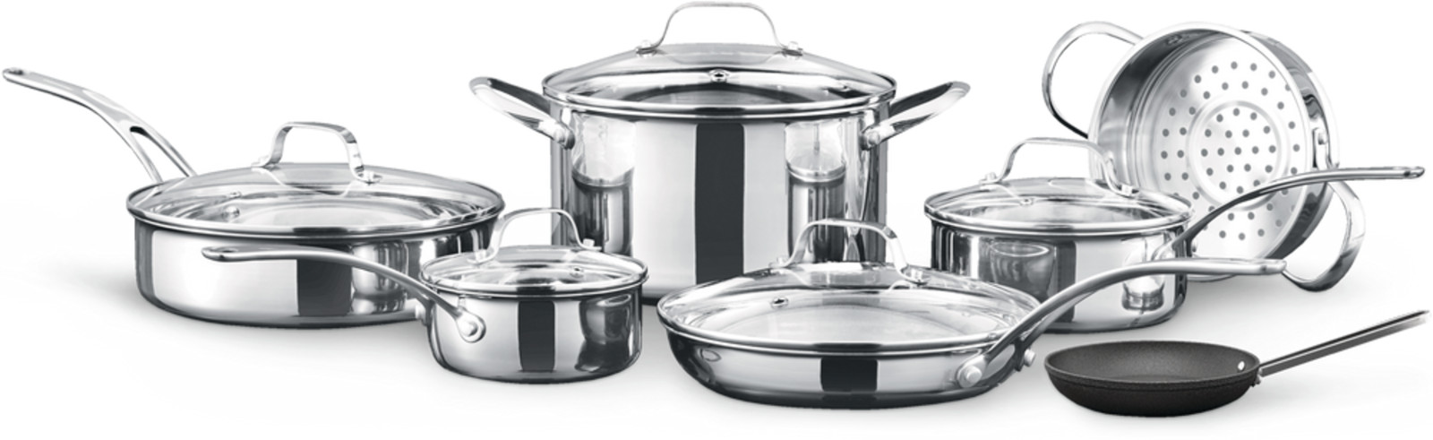 Heritage The Rock Clad Cookware Set, Dishwasher & Oven Safe, 12-pc