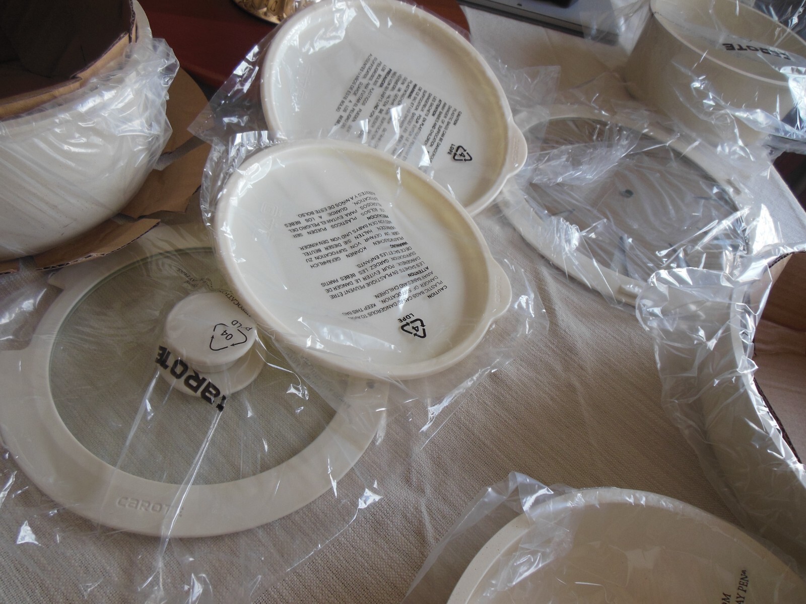 CAROTE – 11 pc. Set White Non-Stick Induction Granite Cookware * Free Shipping