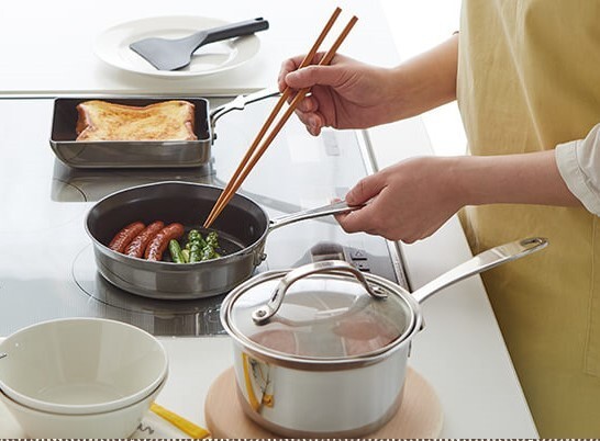 Asahi Light Metals Frying pan 18cm Gas/IH Made in Japan