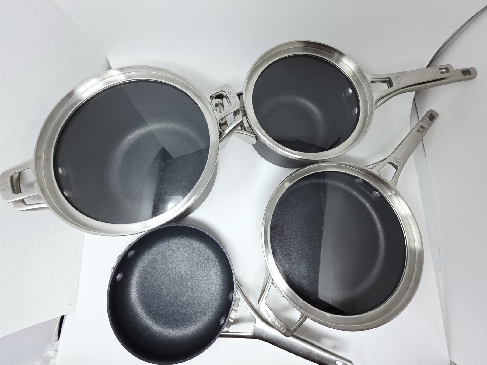 Calphalon Premier 7-pc. Space-Saving Hard-Anodized Nonstick Cookware Set