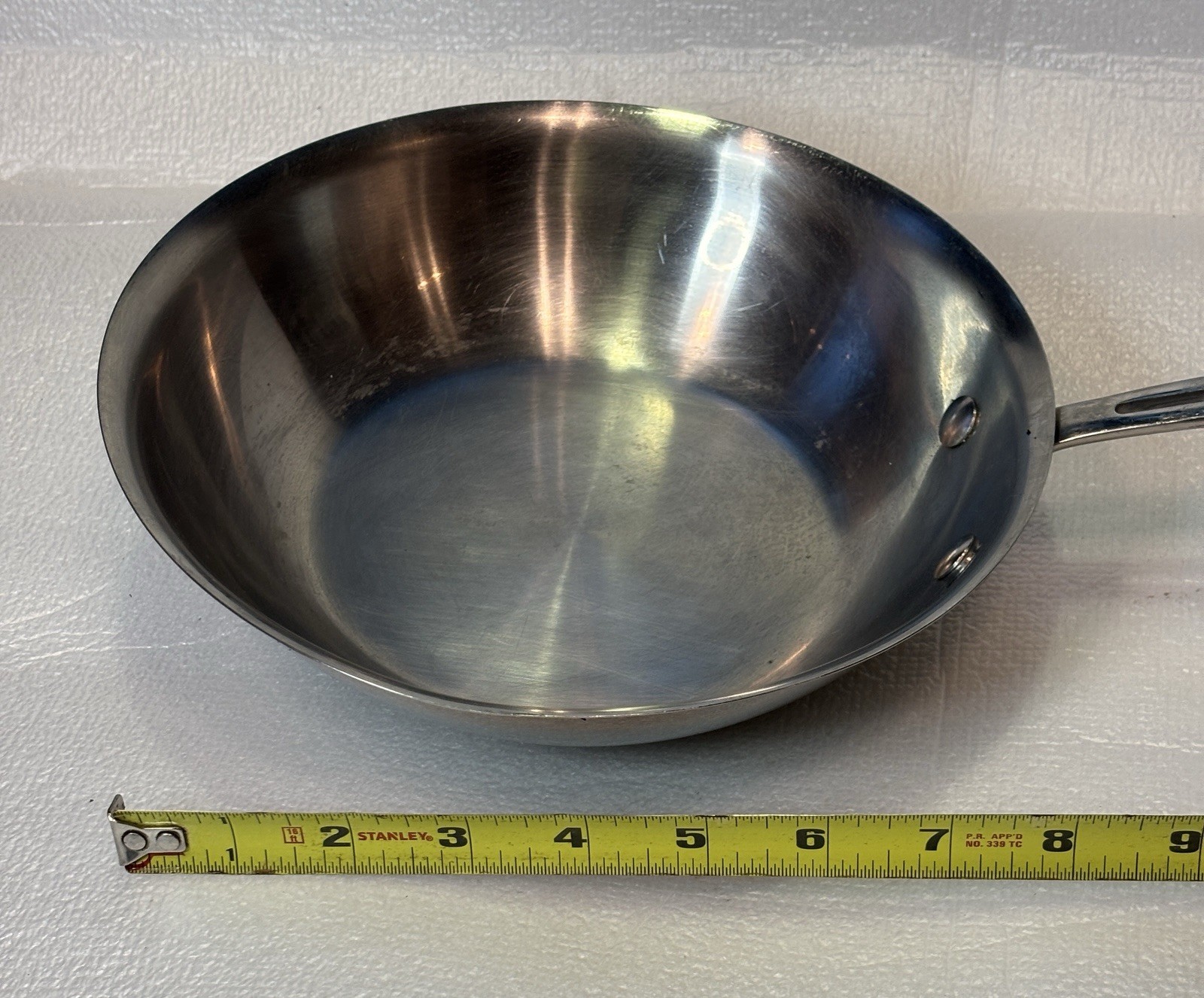 Emeril Stainless Steel Copper Core 8 inch Fry Pan Skillet Frying Cookware Round