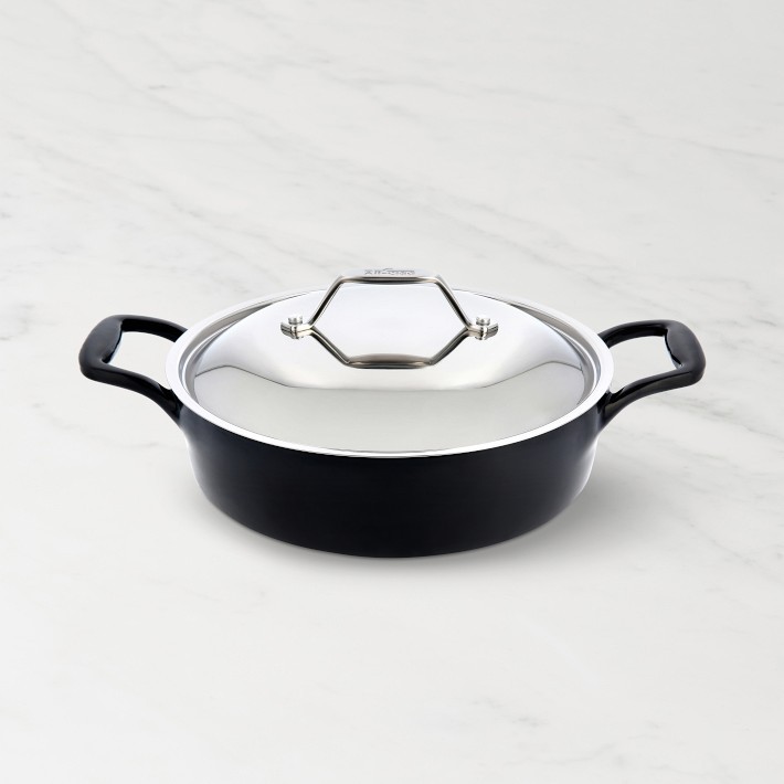 All-Clad Enameled Cast Iron Braiser, 4-Qt.-Williams Sonoma|33483