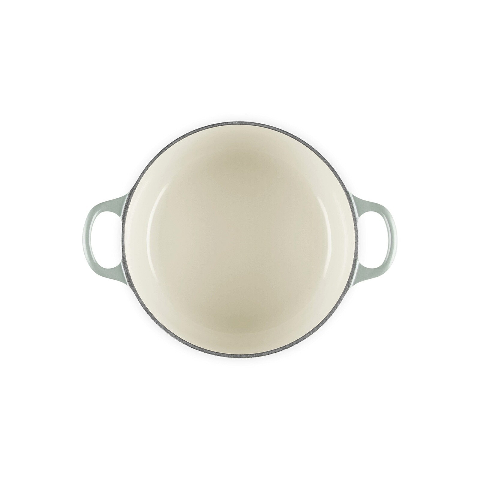 Le Creuset Cocotte Ronde 18cm Pistache Cast Iron Enamel Dutch Oven Silver Knob