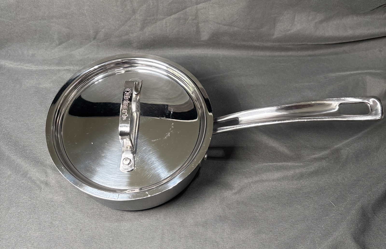 Cuisinart 1.5 Qt Saucepan & Lid MCP19-16N Multiclad Pro Triple Ply Stainless