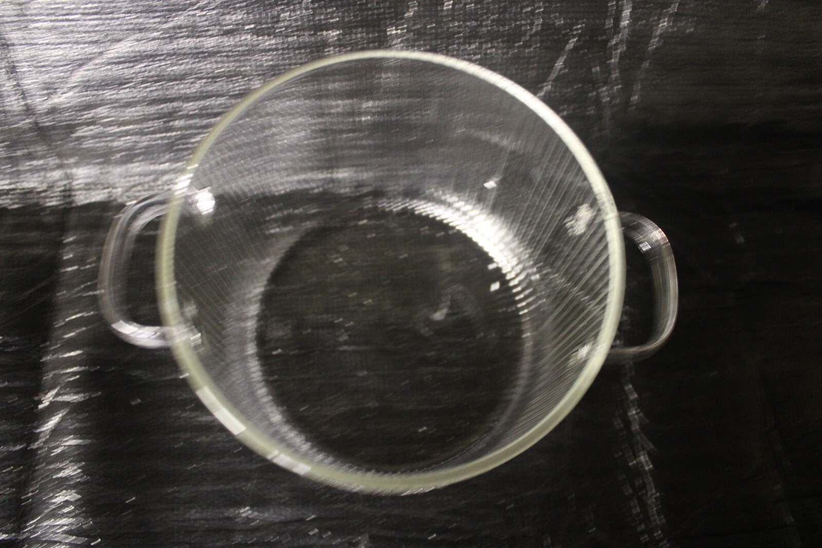 LeRaze High Borosilicate 2L Glass ribbed Simmer Pot with lid