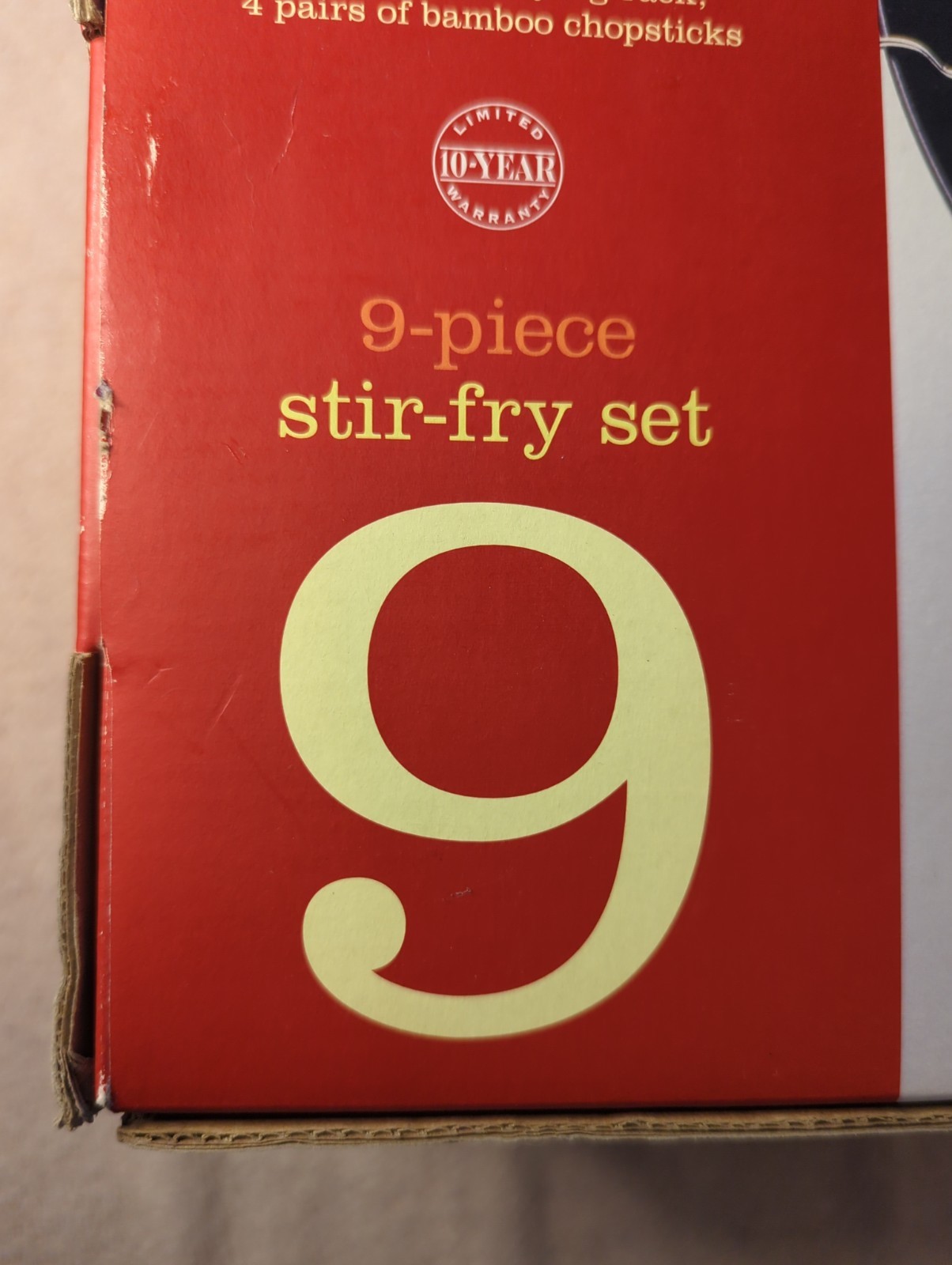 Martha Stewart Everyday 9 Piece Stir-Fry Set 14″ Wok Kmart 2001 NEW In Box READ