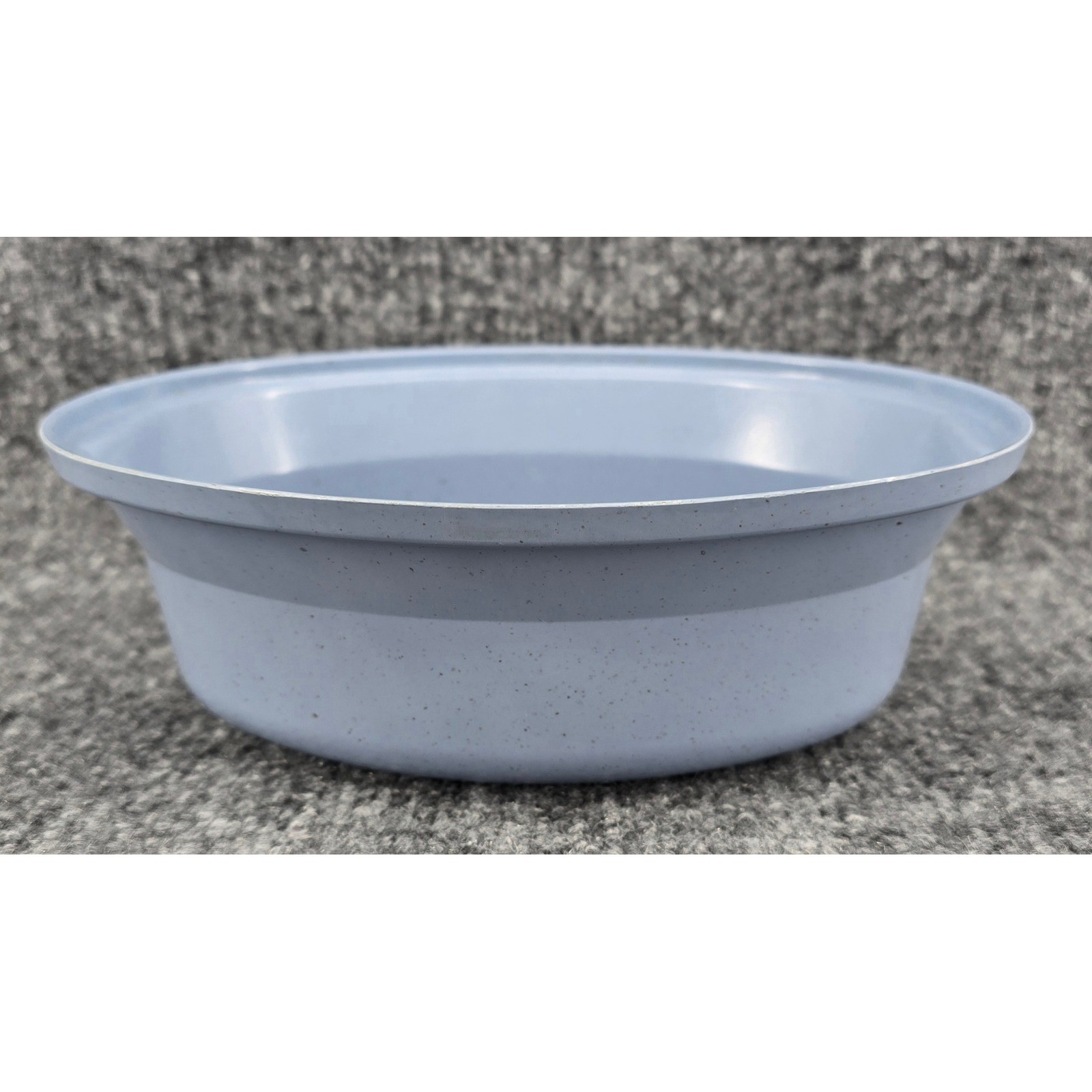Vtg Rubbermaid Microwave Casserole Dish 36oz Slate Blue 1988 Servin Saver 0346