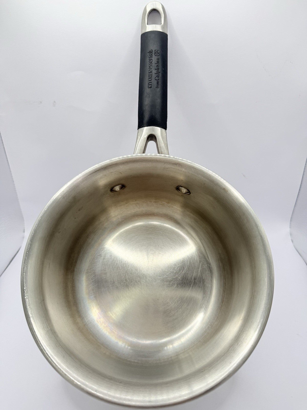 CALPHALON 2 Qt Sauce Pan 8702 Stainless Steel Super Nice! A41