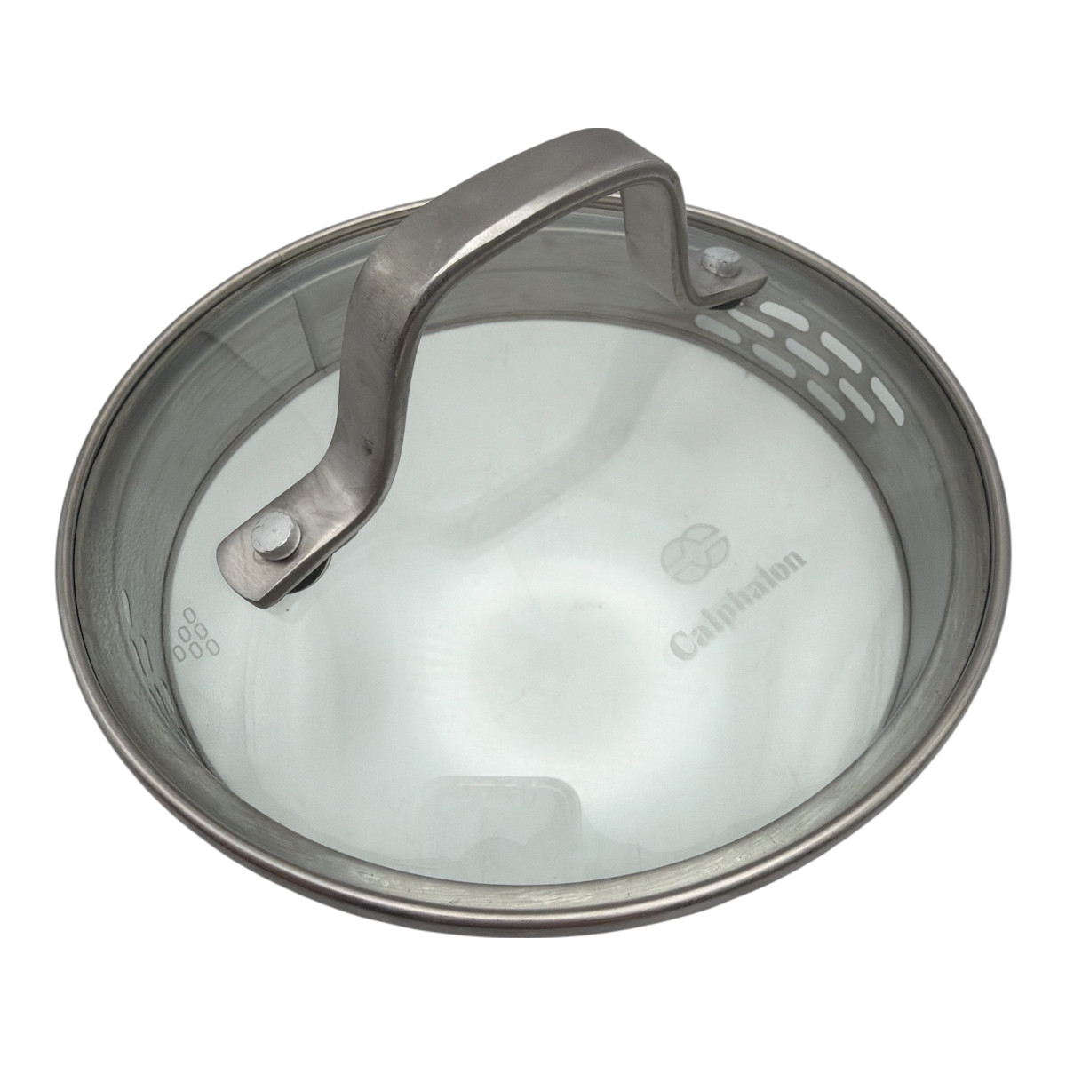 Calphalon 6″ Strainer Replacement Lid Only Tempered Glass & Stainless 5 3/8′ ID