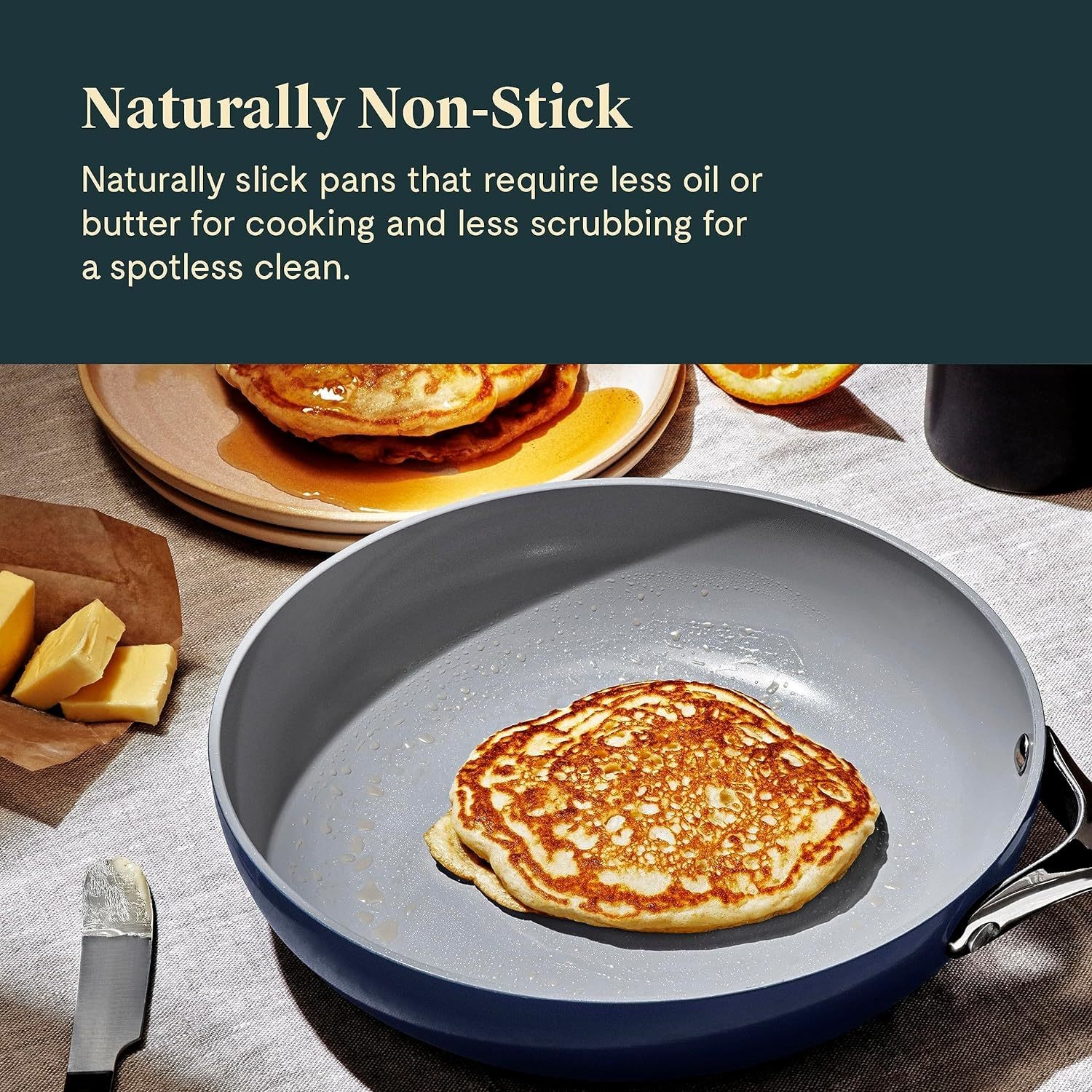 Caraway Ceramic Non-Stick Frying Pan – Durable non-toxic ceramic coated