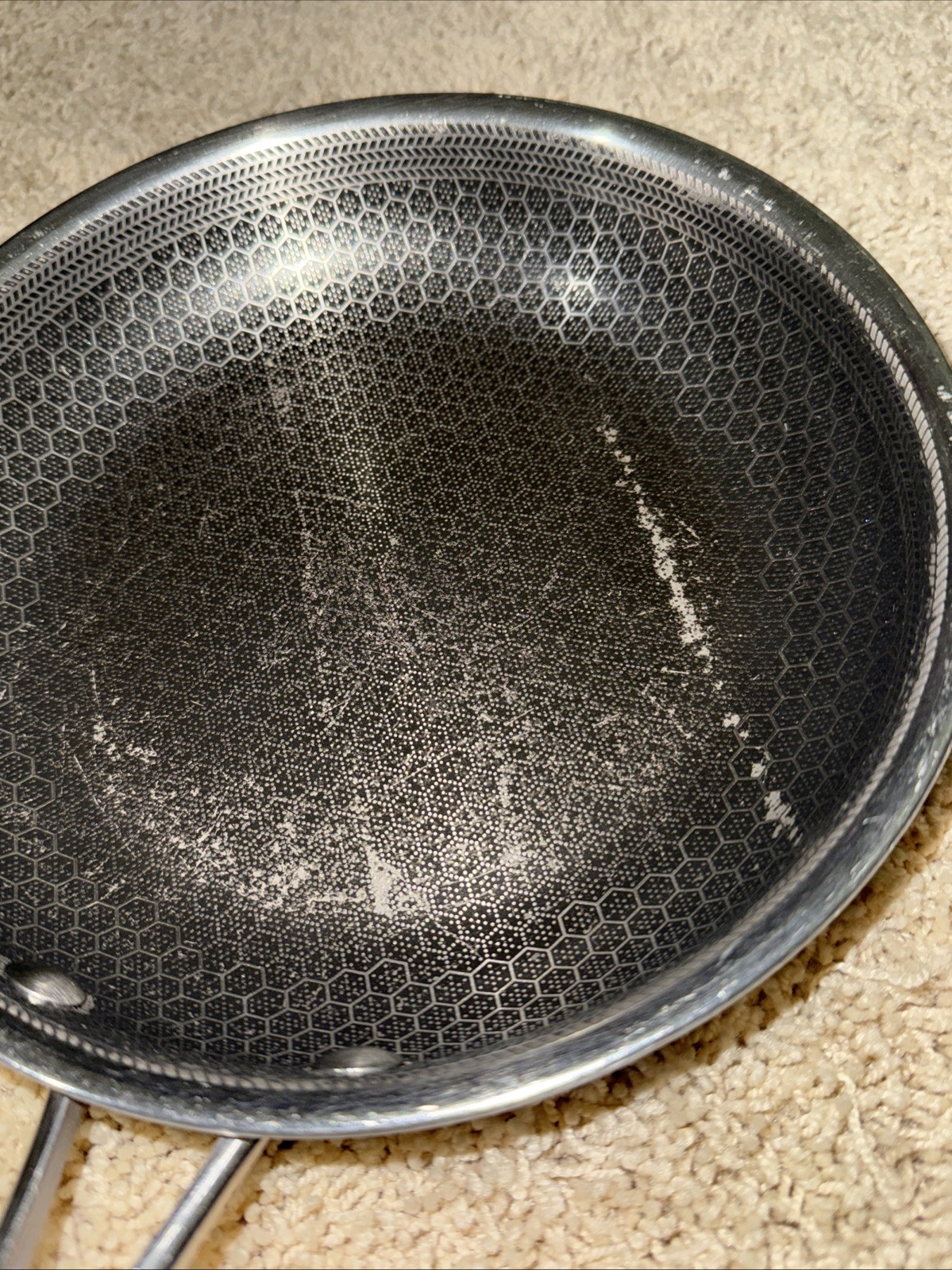 HEXCLAD 8″ Fry Pan Hybrid Stainless Steel Non-Stick Frying Pan