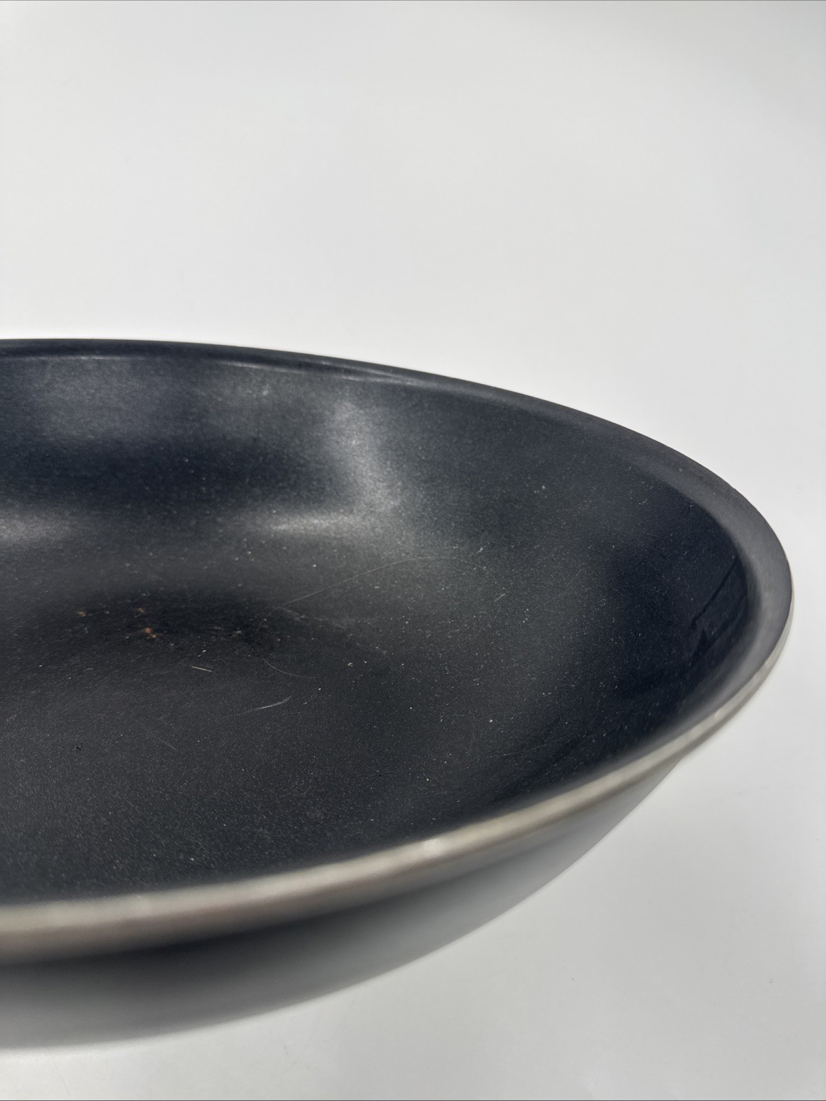 Pampered Chef Wok 12 Inch Nonstick Skillet For Stir Fry 19″ With Handle NO LID