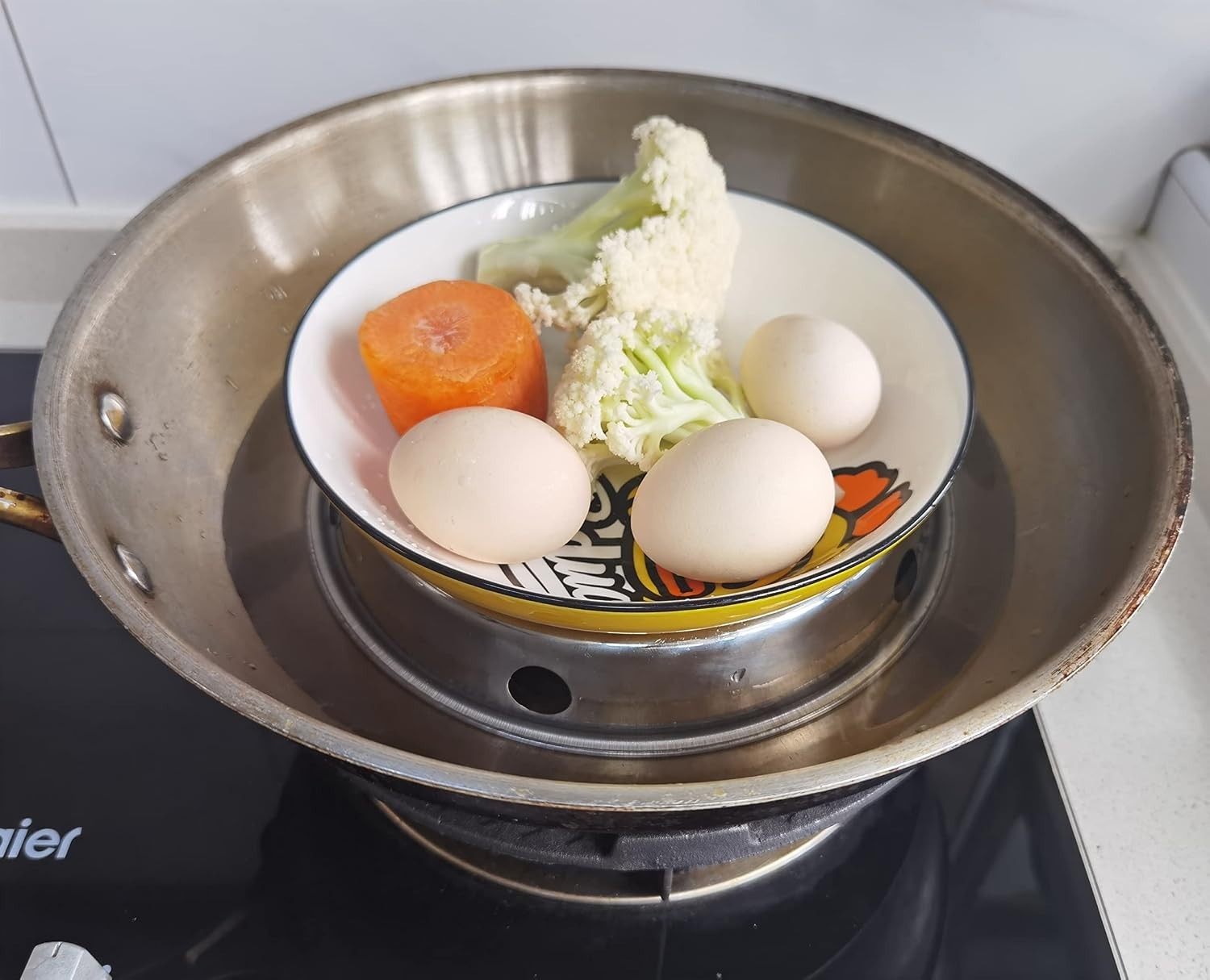 Durable Stainless Steel Wok Stand for Round-Bottom Woks – 7.7 in Top Diameter