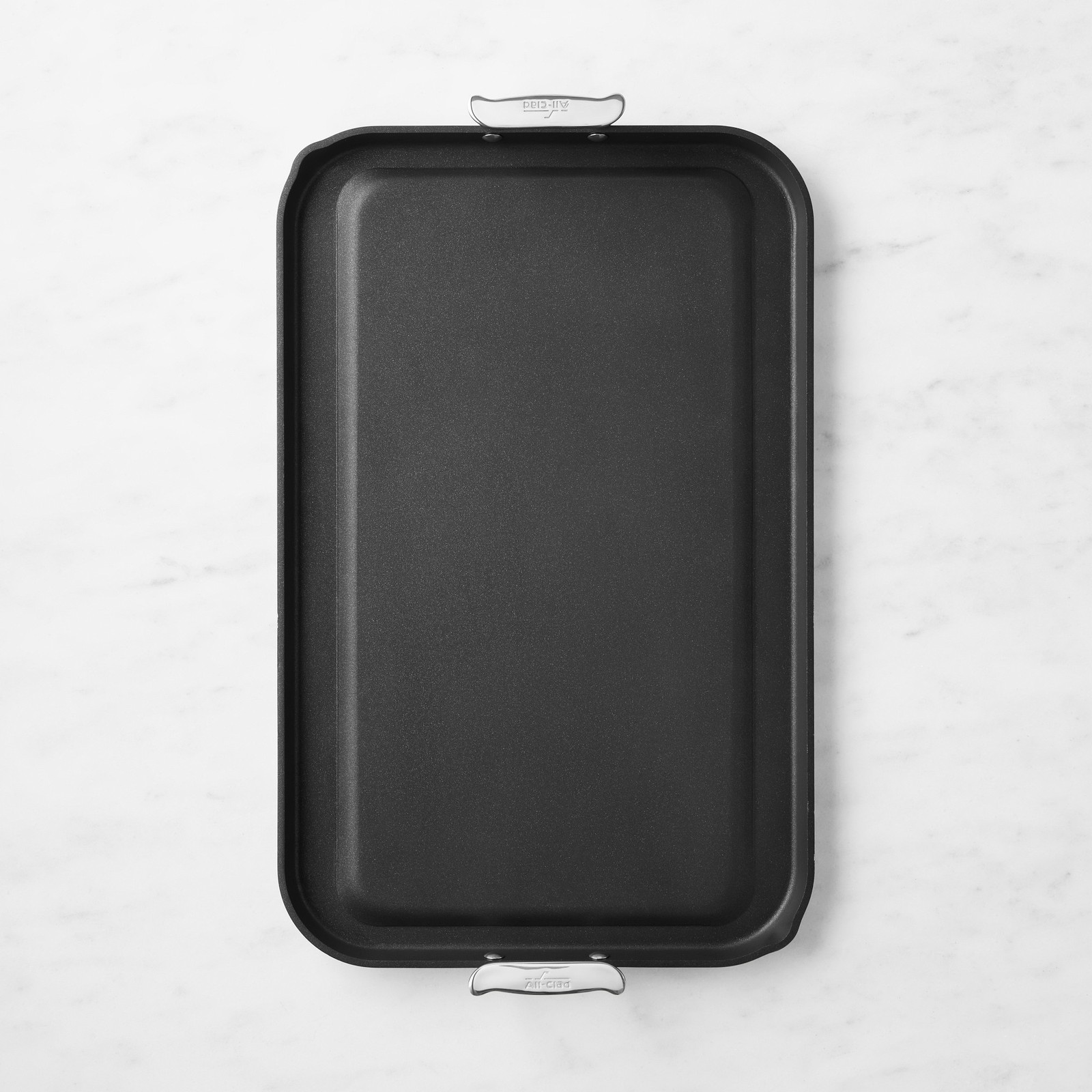 All-Clad Nonstick Double Burner Griddle Pan Flat Top Grill Stovetop New