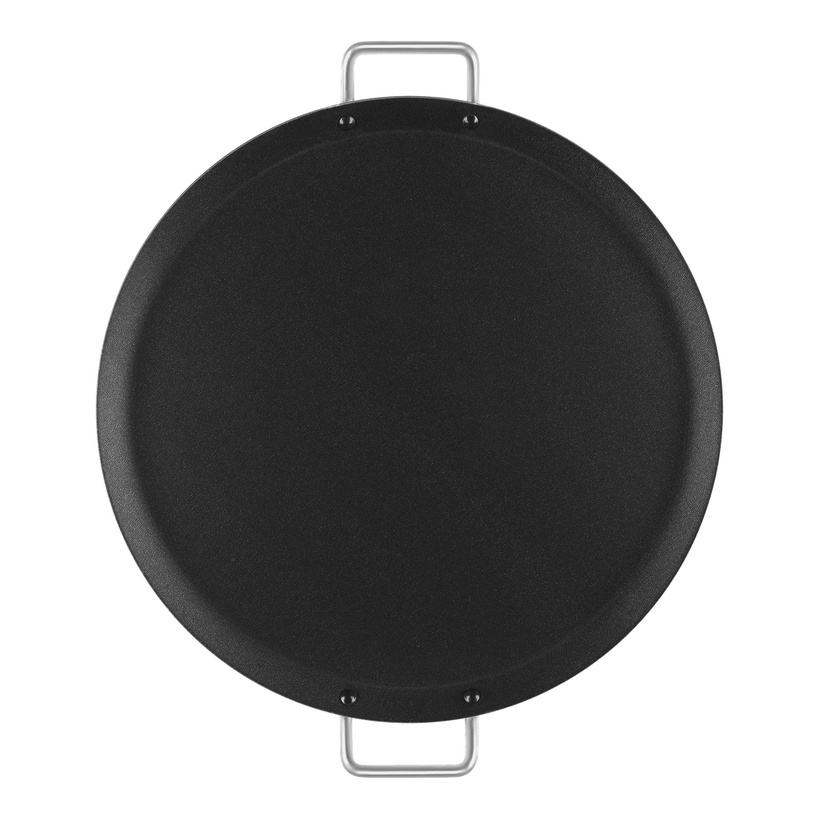 13.5 in Round Oven Safe Aluminum Grill Pan Rapid Heating Versatile Cooking