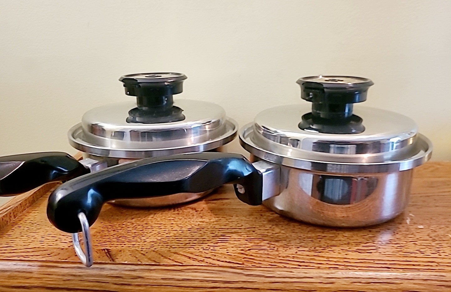 Olde Worlde Thermium Multi-Plex Stainless Steel Saucepan & Lid 1 Quart Set
